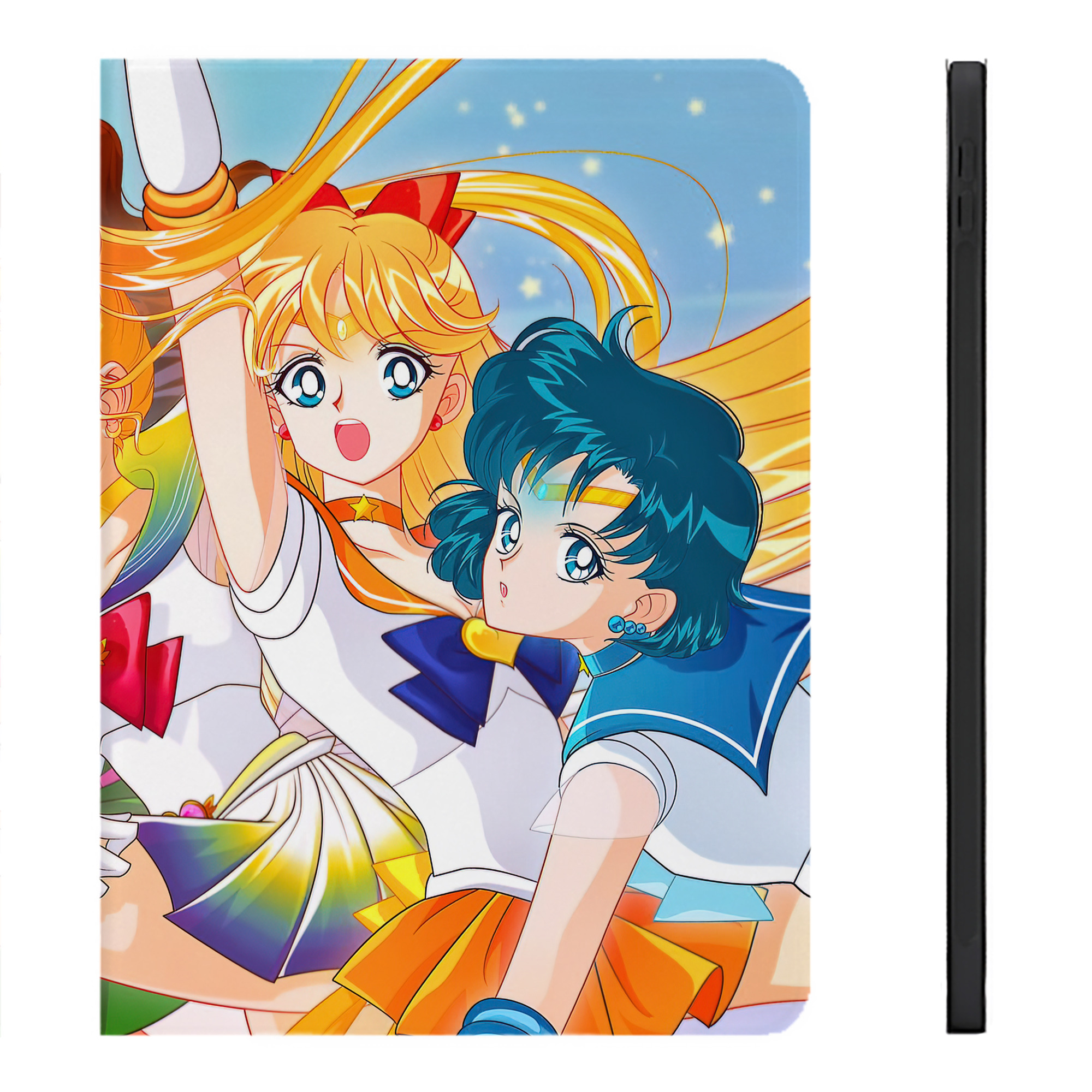 （画像用） 美少女戦士セーラームーン Sailor Moon IPadケース ペンホルダー付き ブックスタイルデザイン